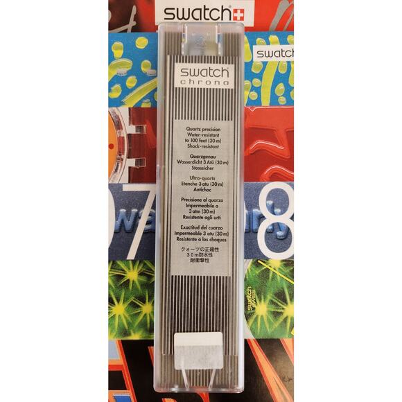 Swatch watch ATZ ECO SCM401 1994 Chrono New old stock - Picture 7 of 7